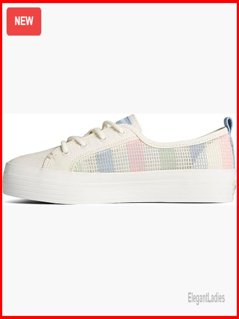 Women's Platform Sneakers With Memory Foam Insole, Size 7.5